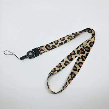 Telefon mobil Curea de Desene animate Drăguț Leopard Curea Curea de Gât Pentru Chei, Carte de IDENTITATE Pentru iPhone huawei USB Insigna Titularul DIY Bloca Coarda