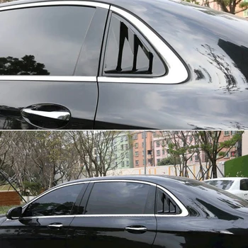 Auto Styling-Spate, Geam Triplu-a încolțit Obloane Decor Capacul Panoului de Autocolante Garnitura pentru Mercedes-Benz CLA200