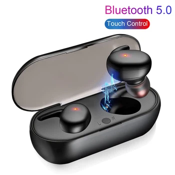 Y30 Bluetooth 5.0 fără Fir Căști cu Microfon Atinge Portabil TWS Stereo Sport de reducere a Zgomotului Căști In-Ear Earbus