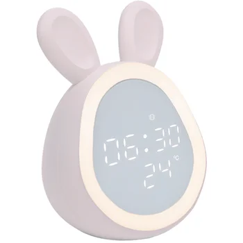 Led Oglindă Ceas Deșteptător Digital Snooze Ceas de Masa Mini Copii Inel Ceas de Timp Elektronik Saat de Buzunar Ceas Deșteptător Drăguț HH50NZ