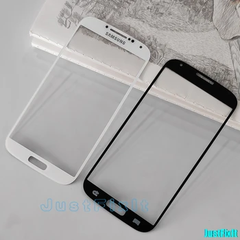 Pentru Samsung Galaxy S4 i9500 i9505 geam LCD display exterior touch panel ecran inlocuire sticla+Autocolante Față Lentilă de Sticlă
