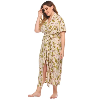 2021 Noi Supradimensionat XL-4XL Femei camasa de noapte, Pijamale Sexy Acasă Halat Dulce Cămașă de noapte, îmbrăcăminte de noapte