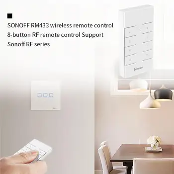 SONOFF RM433 fără fir control de la distanță de 8-buton RF control de la distanță de Sprijin Sonoff RF serie