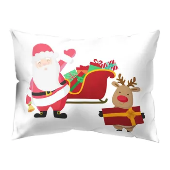Față de pernă Pillowslip Decorative Drăguț de Crăciun Decor Perne, Huse de Pernă Acoperă 30*50cm crăciun Moș Crăciun Elan