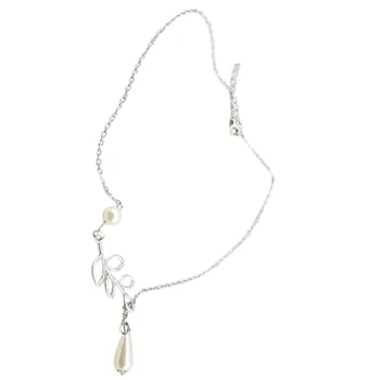 Doamnelor Bijuterii Femei Frunze Colier De Perle Vintage Lanțuri Colier Cadouri Pentru Anul Nou Moda Cravată Colier Collier Femme#25