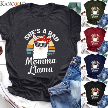 KANCOOLD Amuzant Tricouri Femei 2020 Vara Plus Dimensiune Topuri de Bumbac&Tees Gât Rotund Vintage cămăși cu Mânecă Scurtă Streetwear