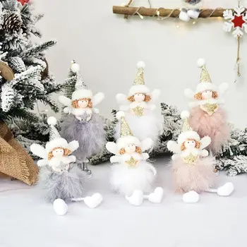 De Pluș Drăguț Înger De Crăciun Păpușă Jucărie Decor Acasă De Crăciun De Anul Nou De Masă Decor