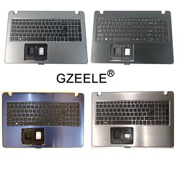 GZEELE NOU pentru Acer Aspire F5-573 F5-573G F5-573T Laptop majuscule zonei de Sprijin pentru mâini Tastatură marea BRITANIE rama de culoare argintie