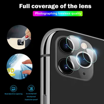 Spate aparat de Fotografiat Lentile din Fibre de Sticlă Ecran de Film Protector pentru iPhone 11 Pro Max 6.5 inch