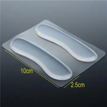 1 Pereche de Silicon de îngrijire Picior Invizibil din silicon gel cu toc față de pernă Picioare Picioare Încălțăminte pasă înapoi a Introduce tampoane de tălpi