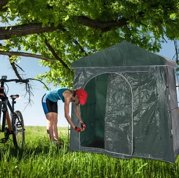 Camping Bicicleta Cort Versatil Biciclete, Magazie Pentru Biciclete Impermeabil Impermeabil Drumeții În Aer Liber Biciclete De Munte Cort Soarele Shelt
