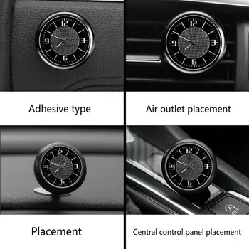 1X Ceas Mașină Accesorii Auto de Bord Decor interior Pentru Infiniti QX30 JX35 QX80 FX G M EX Q50 Q60 Q70 QX50 QX60 QX70 Q30