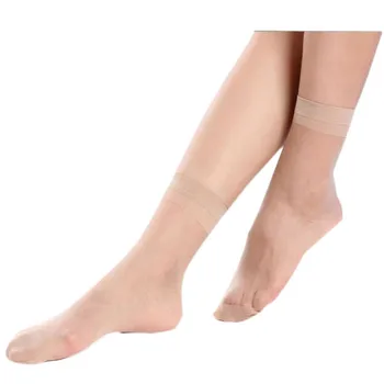 10 Perechi de Șosete pentru Femei Cristal Transparent Subțire Subțire de Mătase Șosete Șosete În Vara DropShipping #0725