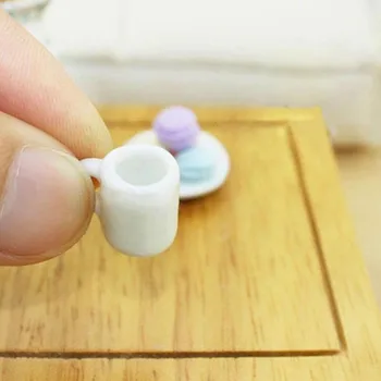 Miniatura Pahare Tacamuri Accesorii Casa Papusa Accesorii Ziua de nastere Pentru copii Copii Material Ceramic Cadouri M2O6