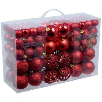 100buc Crăciun Minge Box Set Disponibile de Vacanta Ornament pentru Pomul de Craciun Decoratiuni Craciun Decoratiuni
