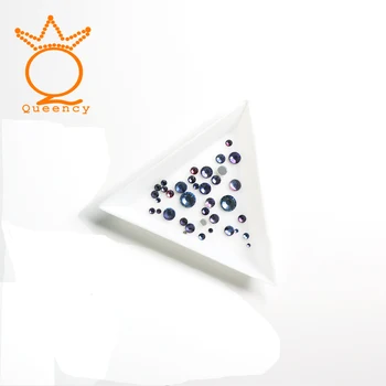 Flacăra albastră Mix de Culoare, Dimensiune SS3-SS30 Remediere rapidă Stras Autocolante Pentru Confectii Geam de Cristal Cristale Flatback Nail Art Decor