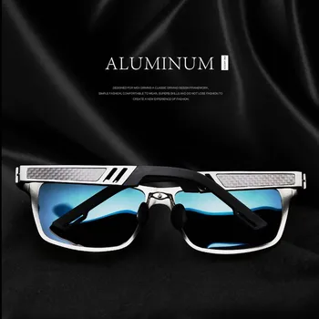 Aluminiu ochelari de Soare polarizat om ochelari de soare lentile de Moda de Vară, Femeie de Epocă ochelari de soare în aer liber Ochelari de protecție Ochelari super light