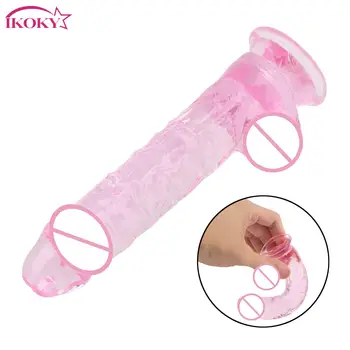 Mini Vibrator Produse pentru Adulți de sex Feminin Masturbari Realist Penis Artificial G-Spot Dildo Cu ventuza Puternica Jucarii Sexuale pentru Femei