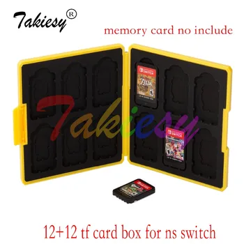Nitendo switch 12+12 tf card cutie de Protecție Carte de Joc Flashcart Cartușul Hard Shell Cutie Pentru nintend comutator