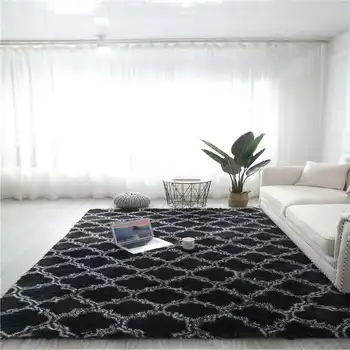 Nordic ondulat cravată-vopsite covor masă de cafea covorul din camera de zi de decorare camera covorase disponibile patru sezoane covor alfombra