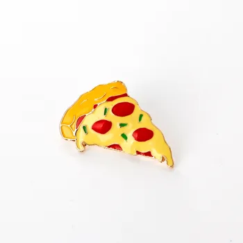 Email pizza ace și broșe colorate fastfood broșe desene animate simulare mâncare caldă insigna Butonul broșă broșă fata de partid