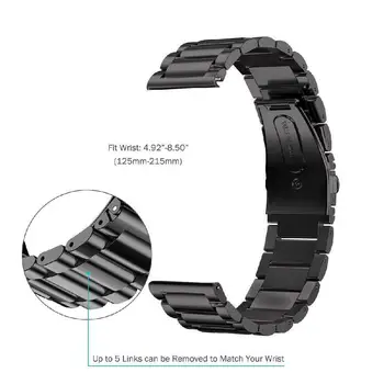 EastVita 22mm din Oțel Inoxidabil Curea Bratara Curele pentru Samsung Gear S3 Ceas Clasic Band Încheietura Curea de Metal Brățară