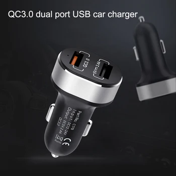 URANT Dual USB de Încărcare Rapidă QC 3.0 Incarcator de Masina Pentru iPhone, iPad, Tableta Samsung Telefon Mobil încărcător 5V 2.4 a Auto Incarcatoare USB