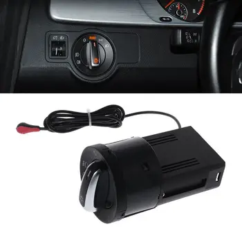 Noi 1 Set Auto Faruri Chrome Switch Plug Pentru Volkswagen Polo Golf 4 MK4 Passat B5 Polo Vehicul Accesorii Auto