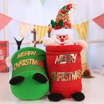 Cadou creativ Bomboane Sac de Depozitare Decor de Crăciun decor acasă navidad 2018 ghirlanda ornament accesorii moș crăciun