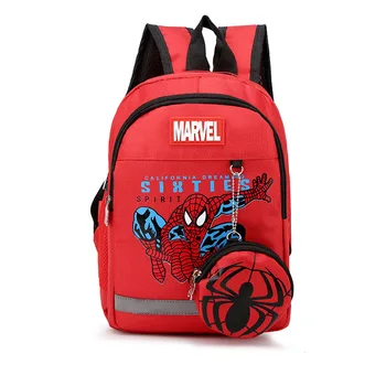 2 buc Disney 2019 nouă grădiniță minunat rucsac+geanta monede băiat geanta Spiderman copii băiat geanta pentru scoala