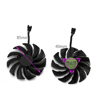 Diametru 85MM GPU Ventilatorului de Răcire a Răcitorului pentru Gigabyte P106 GTX1060 1050ti 1070 RX470 RX570 580 Accesorii