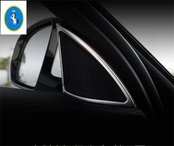 Yimaautotrims Auto Accesorii Interioare Fereastra Pilonul Un Difuzor Stereo Acoperi Trim Fit Pentru Mercedes Benz E-CLASS W213 2016 - 2020 ABS