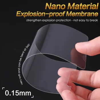 10buc/lot Clear Screen Protector Display Moale Nano Anti Explozie Protector Guard Film Pentru Oppo R17 RX17 Pro R15x R15 Neo