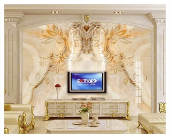 Beibehang Europene de moda pictura decorativa îngroșarea papel de parede 3d tapet de lux clasic de marmură royal fundal
