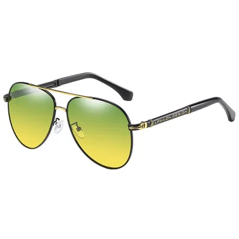 Bărbați de Zi Și de Noapte ochelari de Soare Polarizat în aer liber, Moda Viziune de Noapte de Conducere Ochelari de Soare Ochelari de Lux Clasic Design de Brand