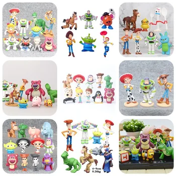 Disney Toy Story figurina Anime Model Decor Papusa Buzz Lightyear, Woody Dinozaur Colectie Cadou Creativ pentru Copii