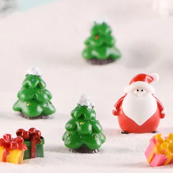 [HHT] MIX de Crăciun, om de Zăpadă Micro-peisaj Zăpadă Bonsai Ornamente Moș Crăciun Breloc cu Pandantiv Rasina Decoratiuni de Craciun Cadouri