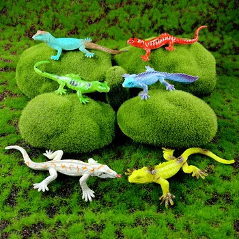6pcs Nou Diy Artificiale Șopârlă pvc figurina Reptile model Animal home decor de basm în miniatură decoratiuni de gradina, accesorii moderne
