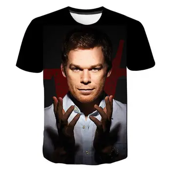 Imprimare 3d TV play-Dexter Unisex tricou Vara fierbinte de vânzare tricou de Moda pentru Barbati, Femei supradimensionat Tricou homme hip hop Sweatwear