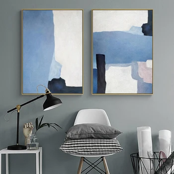 Abstract, Albastru Creative peisaj Marin Canvas Tablouri Canvas postere Art Decor Canva tablou Dormitor, Living Decor Modern