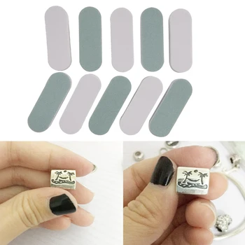 10buc Mini Lustruire Bijuterii Benzi Tampon Nail Art Șlefuire Fișiere, Instrumente de Manichiură