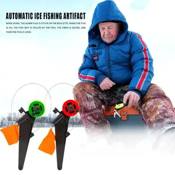 Durabile de Pescuit de gheață Rod Steaguri Multi-funcție de Gheață Tijă de Pescuit tip-Up Pavilion de Iarnă în aer liber Râu de Pescuit Echipamente Instrument