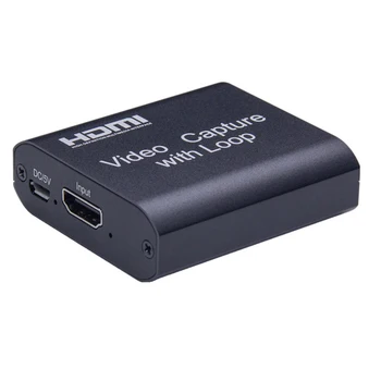 4K placa de Captura 1080p HDMI - USB 2.0 Grafică placa de Captura USB 2.0 Recorder Box-Dispozitiv pentru Live Streaming Video de Înregistrare