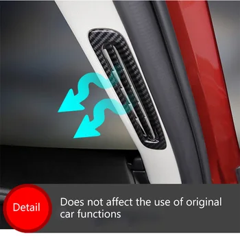 Tabloul de Bord masina-Un Stâlp de Evacuare a Aerului de Ventilare Echipare Cadru Autocolant Styling 2 buc/Set Pentru Mazda CX-30 2020