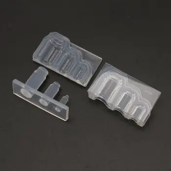 3D Mini Gem de Sticla Rasina Mucegai Borcan cu Apă Pandantiv Silicon Mucegai de Luare de Bijuterii X7YC