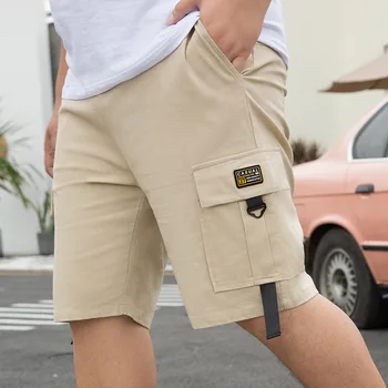 Se POTRIVESC 60-140KG CORP pentru Bărbați pantaloni SCURȚI de Marfă Nouă 2020 Casual de Vara mai Mare de Buzunar Clasic 95% Bumbac Brand Masculin Pantaloni scurti Trouers