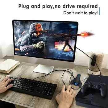 Gaming Keyboard Mouse-ul Converter Mobile Controler Gamepad USB cu Adaptor Pentru PC Nintend trece PS4 XBox One