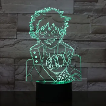 Misto Tema Naruto 3D Lampa LED lumina de noapte în 7 Culori Schimba starea de Spirit Touch Lampa de Masa LED Lampă Acasă Cadou Cadou Dropshipping 2450