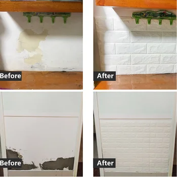 3D Autocolante de Perete Imitatie Caramida Decor Dormitor DIY rezistent la apa Auto-adeziv Tapet Pentru Camera de zi Bucatarie Fondul TV Decor