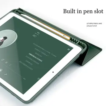 Pentru iPad 9.7 10.2 Pro 10.5 Pro 2020 11 Silicon Moale, Spate din Piele Smart Cazul a 6-a a 7-a generație Caz iPad234 Mini12345